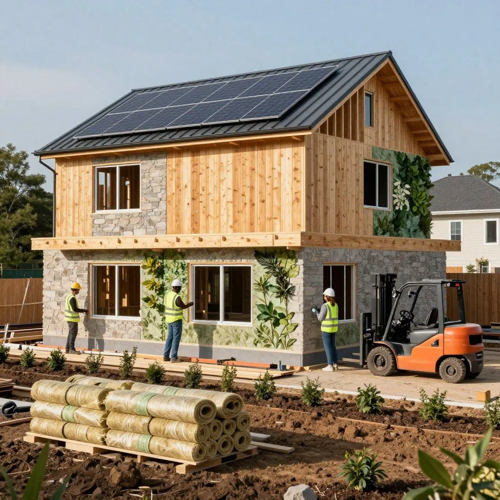 Energy-efficient accessory dwelling unit under construction in Fauquier County, VA