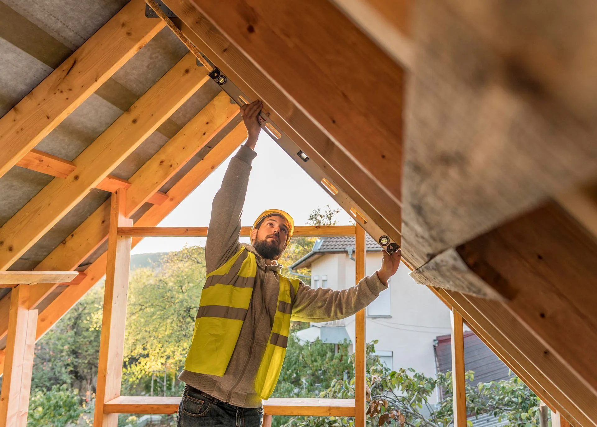 Roofing installation by Timeless Builder Group